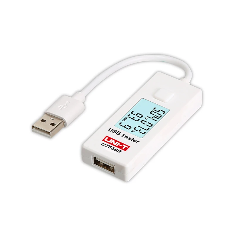 UNI T UT658B USB тестер телефон компьютер зарядка Напряжение Ток энергии монитор ЖК-подсветка