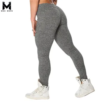 

2018 Cross-Country Hot Sale Europe And The United States New Casual Pure High Street Joggers High Waist Hip Folds Women Leggings