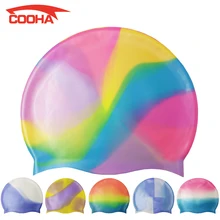 Professional Waterproof Adolescent Silica Gel font b Swimming b font Cap Men Women Hair Care Silicone