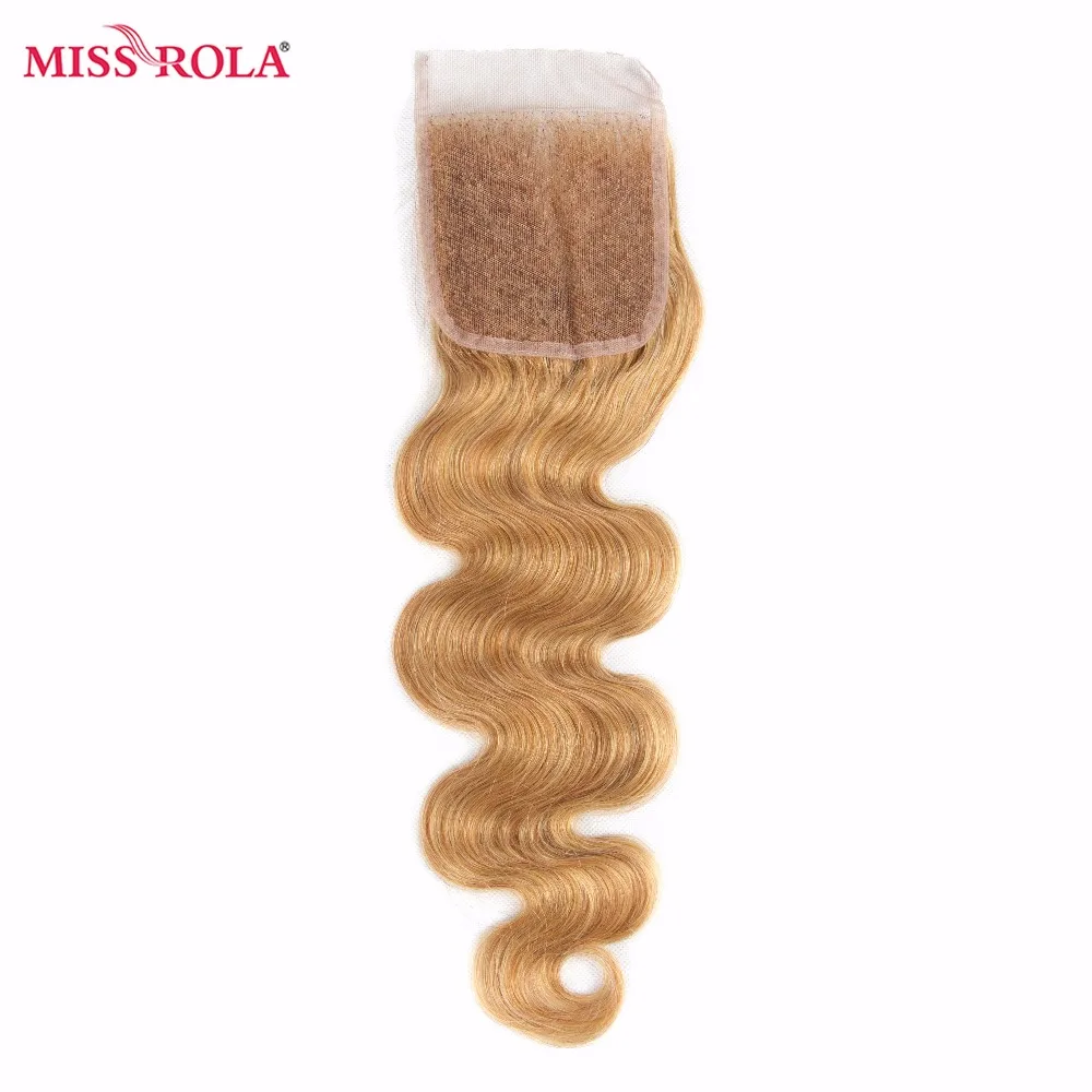 Miss Rola Hair Pre-colord Malaysian Body Wave Hair Weaving 3 Bundles With Closure #27 Color 100% Human Non-Remy Hair Extensions Miss Rola Hair Pre-colord Malaysian Body Wave Hair Weaving 3 Bundles With Closure #27 Color 100% Human Non-Remy Hair Extensions
