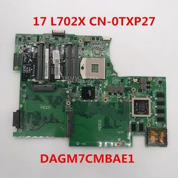 

Free shipping For XPS 17 L702X laptop motherboard CN-0TXP27 0TXP27 TXP27 DAGM7CMBAE1 HM67 GT555M working well