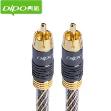 DIPO hifi spdif s/pdif digital audio coaxial audio cable tv output to amplifier subwoofer 2.1/5.1/7.1