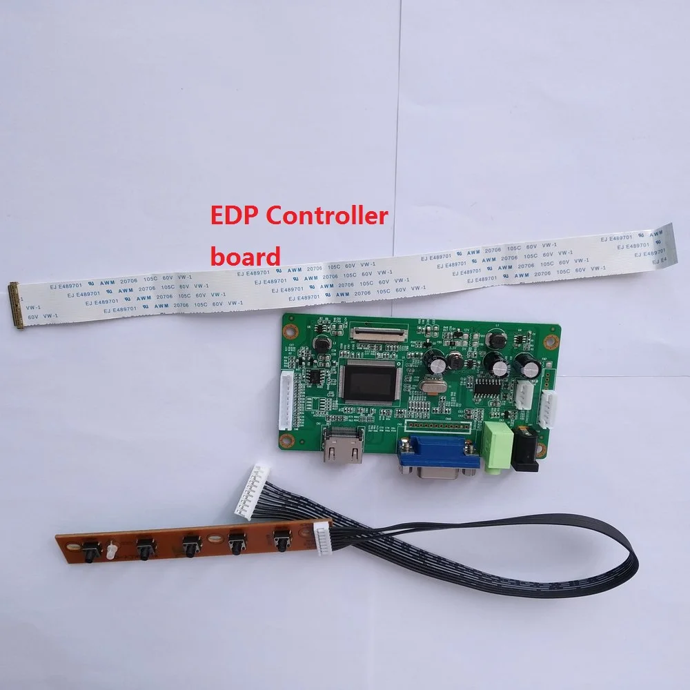 Для LP156WH3-TPT2 комплект VGA 30Pin EDP светодиодный экран дисплей плата контроллера монитор ЖК-драйвер HDMI DIY 1366X768 15,6"