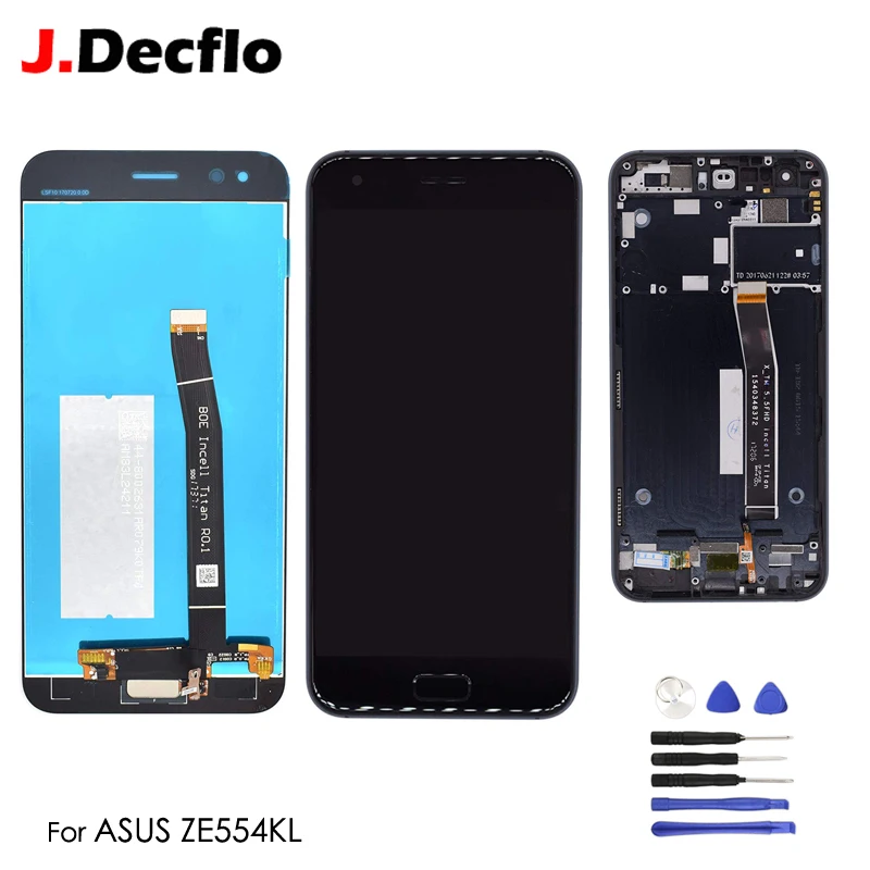 Для Asus ZenFone 4 ZE554KL Z01KDA Z01KD Z01KS ЖК дисплей сенсорный экран дигитайзер полная сборка