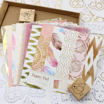 

YPP CRAFT Lovely Series Material Paper Set for Scrapbooking DIY Projects/Photo Album/Card Making Crafts