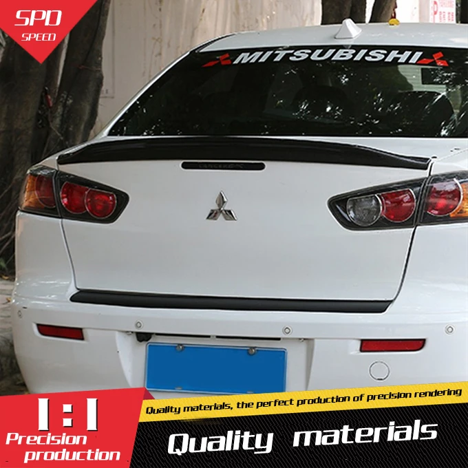

For Lancer Spoiler Jade Dynasty ABS Material Car Rear Wing Primer Color Rear Spoiler For Mitsubishi Lancer Spoiler 2010-2014
