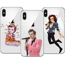 

Harry Edward Styles collage Soft TPU silicone Phone Case for Apple iPhone X 10 6 6s 7 8 Plus 5 5S SE Coque Shell Cover