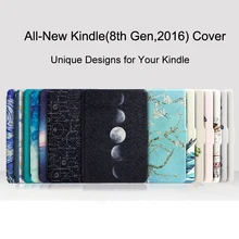 WALNEW Умный Магнитный Тонкий чехол для электронной книги из искусственной кожи с функцией автоматического пробуждения/сна чехол для всех новых Kindle выпуск только 8-го поколения