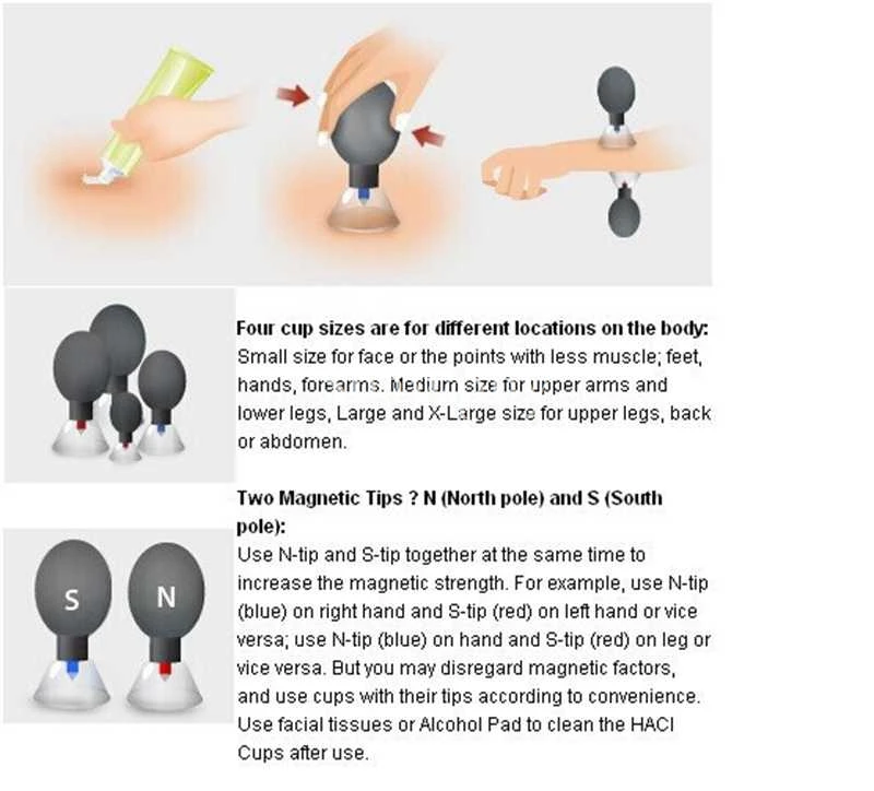 Magnetic Acupressure Suction massager Cup Classic 12 Needles MASC Manipulation Acupunture Cupping Free shipping Magnetic Acupressure Suction massager Cup Classic 12 Needles MASC Manipulation Acupunture Cupping Free shipping