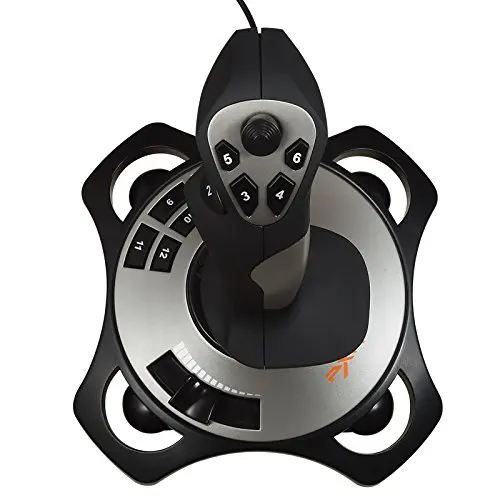  8 Way Flight Joystick Wired Gaming Controller Flight Stick For PC Computer
