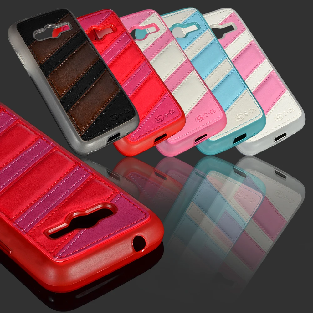 For Samsung Galaxy Ace 4 G313H New Stylish PU Leather Soft TPU Inner Back Cover Cell S-CH Free shipping |