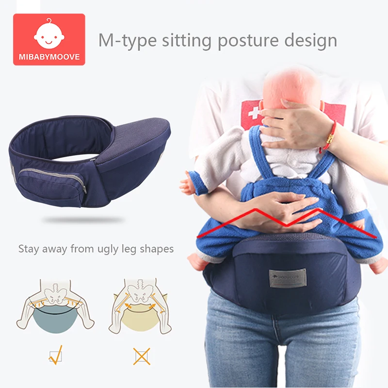 

Ergonomic Baby Hip Seat Carrier Waist Stool Walkers Toddler Sling Hold Waist Belt Adjustable Front Carry Hipseat Baby Waist Seat