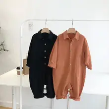 Новинка года; ; модные комбинезоны для мальчиков и девочек; весенние хлопковые мягкие детские штаны; Размеры 1-6 t; PF427