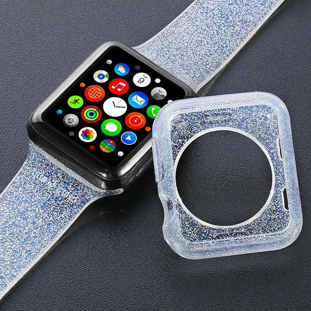 Спортивная мягкая силиконовая лента для Apple Watch 4 3 2 4 Замена ремешка Apple Watch Case и Apple Watch 38 мм 42 мм 44 мм Series 4 3/2/1 - Цвет ремешка: white