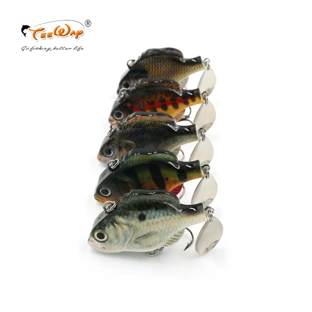 Señuelos de Pesca 6,5 cm 45G 1 Segement Pesca Swimbait Pike Muskie señuelo duro con gancho trible Crankbait señuelos artificiales Isca Señuelos de Pesca 6,5 cm 45G 1 Segement Pesca Swimbait Pike Muskie señuelo duro con gancho trible Crankbait señuelos artificiales Isca