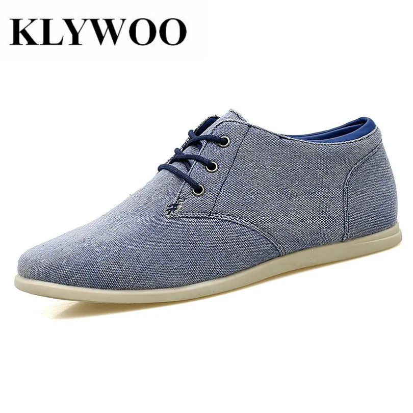 KLYWOO Brand Sneakers for Men Canvas Shoes New Mens Fashion Solid ...