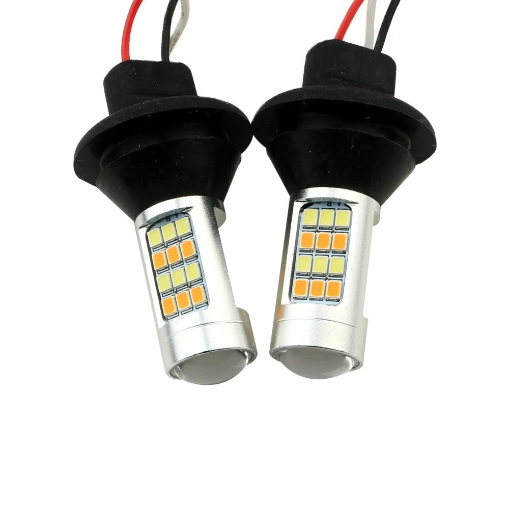 2pcs dual color Error Free Canbus LED DR 42 LED 42smd car brake light