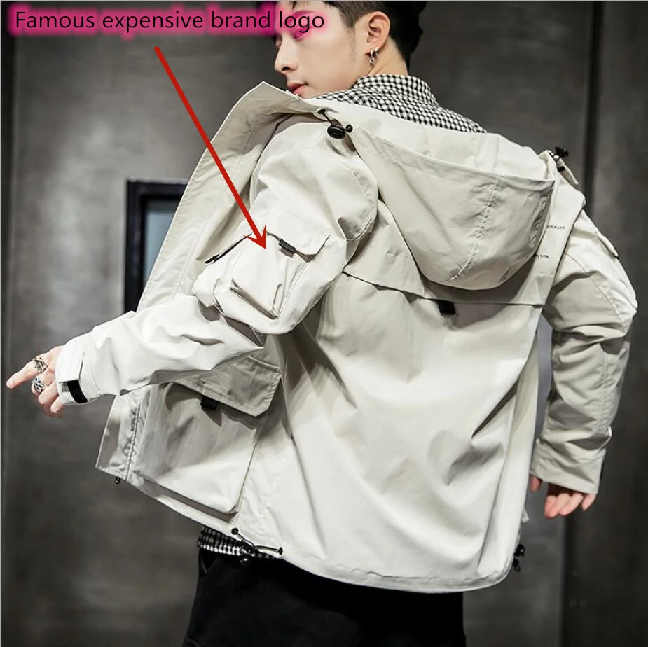 Famous expensive brand logo New Men's Hooded Solid Color ...