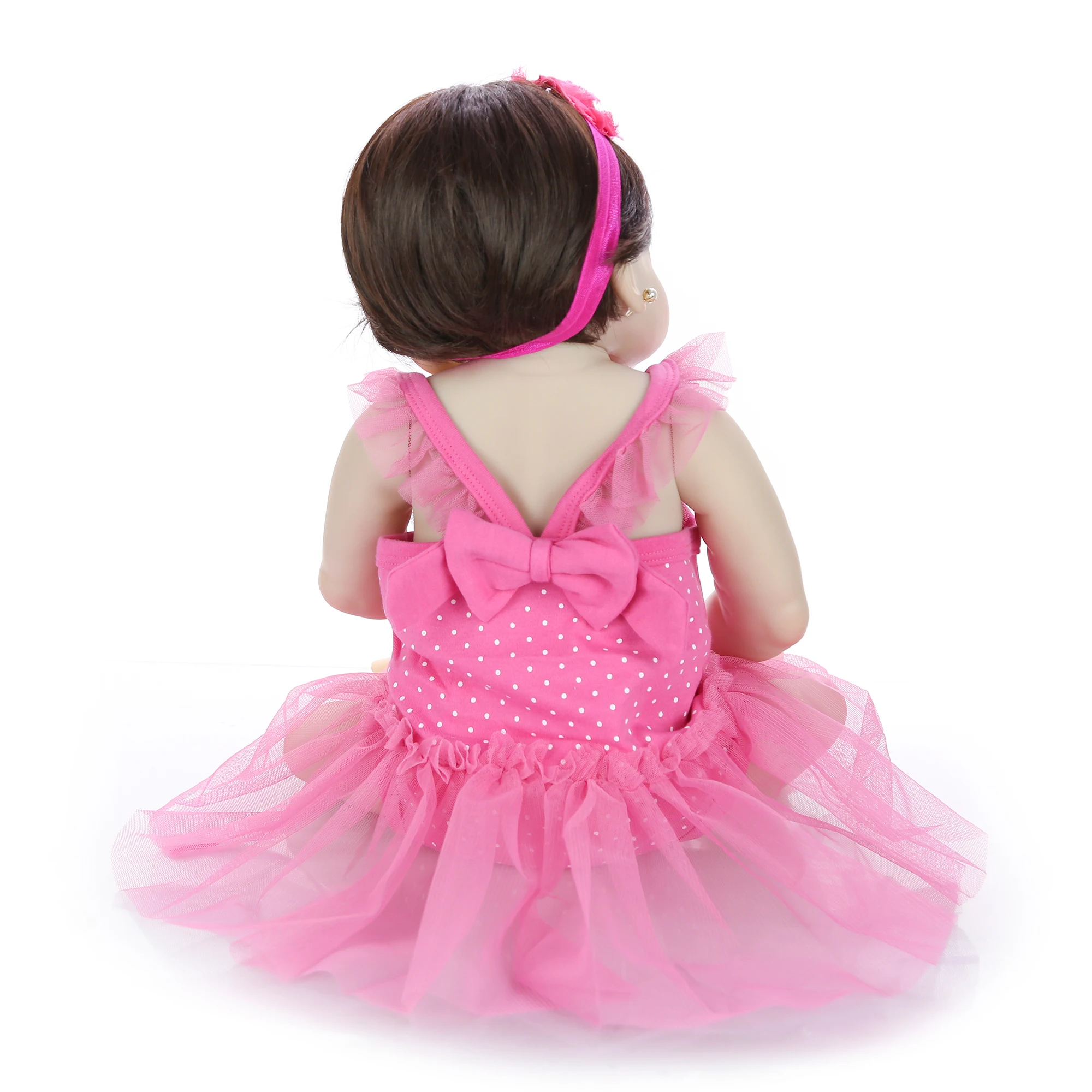 KEIUMI 57 см Силиконовые всего тела Reborn Baby Doll Игрушки для девочек реалистичные кукла
