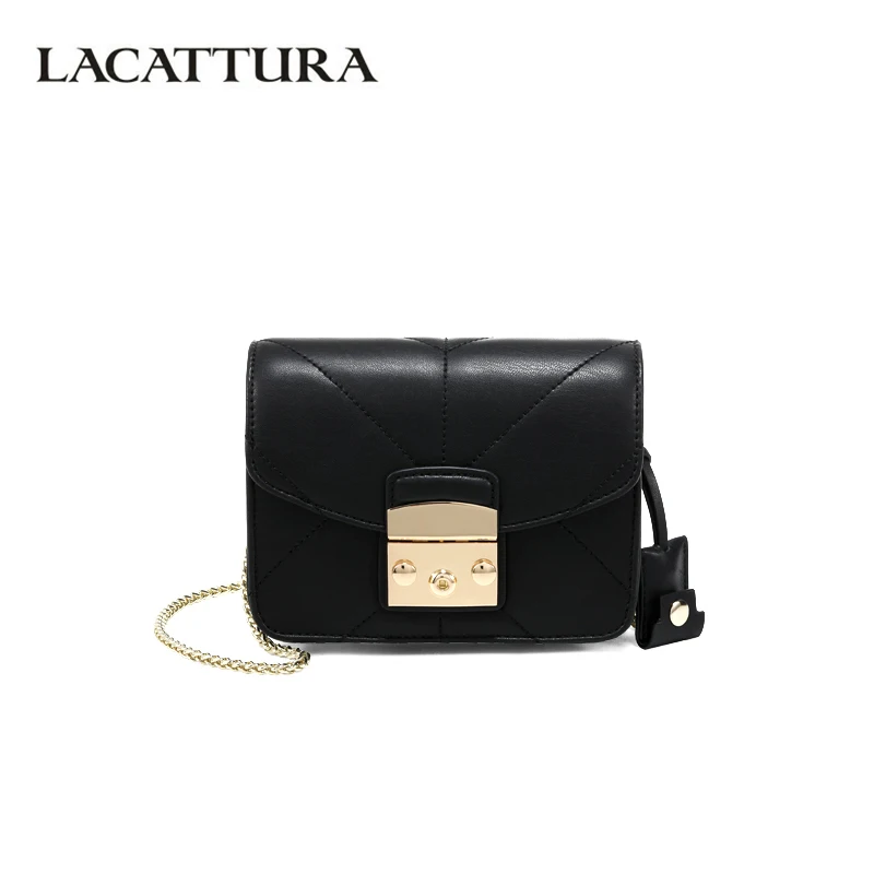 

LACATTURA Fashion 2019 Women Shoulder Bag Luxury Small Handbag Chain Flap Bags Designer Messenger Bags Crossbody for Lady
