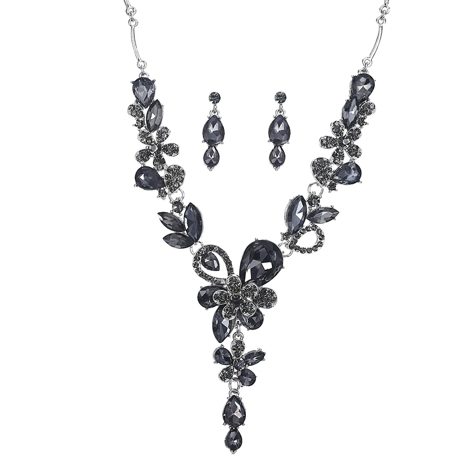 

Match-Right Women Necklace Statement Flower Necklaces & Pendants Acrylic Stone Necklace Women Alloy Jewelry NL642