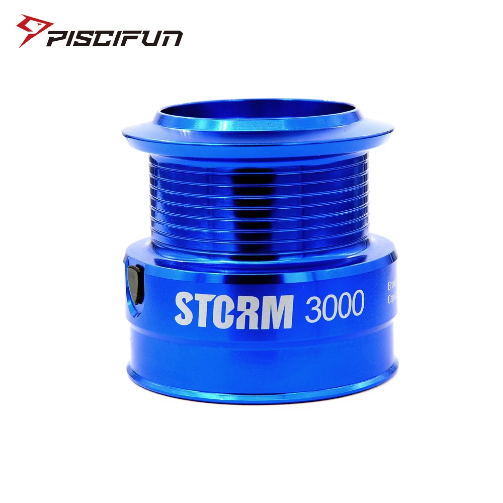 

Piscifun Shallow Spool for STORM Spinning Fishing Reel Extra Spare Spool 2000 3000 4000 5000 Series Replacement Spool