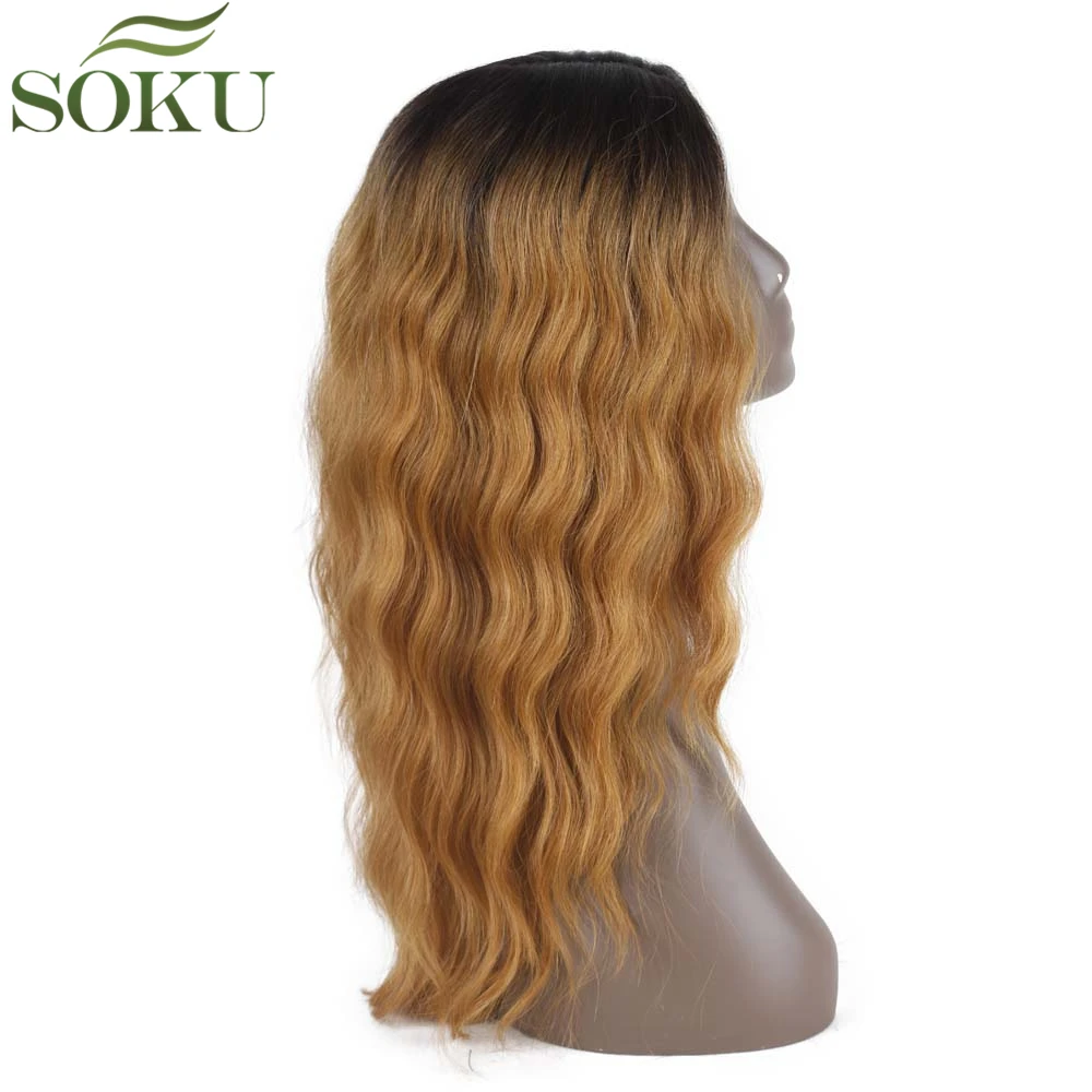 Омбре блонд синтетические парики на кружеве для женщин GT4/золото# длинные волнистые парики на кружеве средняя часть парик на кружеве 150% Плотность