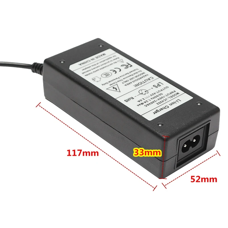 42V 2A Power Adapter Battery Charger For 36V Li-ion Lithium Battery Two-wheel Vehicle Chargers 42V 2A Power Adapter Battery Charger For 36V Li-ion Lithium Battery Two-wheel Vehicle Chargers