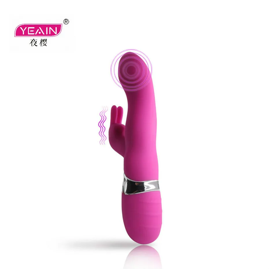 YEAIN G-Punkt-Klitoris-Stimulator, Multispeed-Dildo-Vibratoren für Frauen, 2 Motoren, wiederaufladbarer Kaninchenvibrator_voghion.com