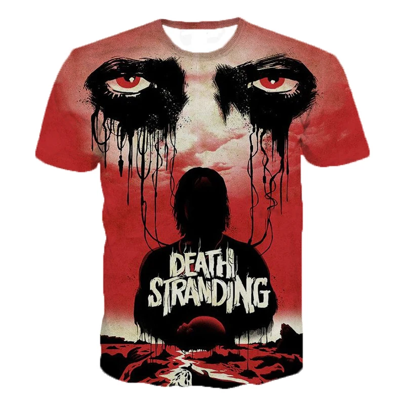 

3D Printed Death Stranding Cool Game T Shirt New 2019 Summer Men Women Top Fashion Casual Short Sleeve Leisure Style T-shirt