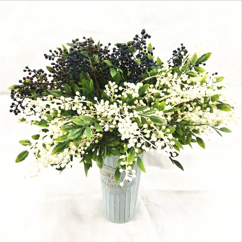 

1 PC DIY mini imitation fruit berry artificial glass pomegranate cherry bouquet wedding party home decoration 3 colors