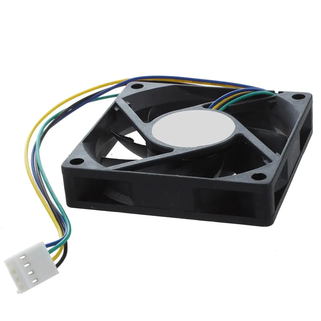 Hot-70x70x15mm 12 V 4 دبابيس PWM PC وحدة معالجة خارجية للحاسوب وحدة المعالجة المركزية مسند تبريد للاب توب مدمج به مكبر صوت مروحة الأسود
