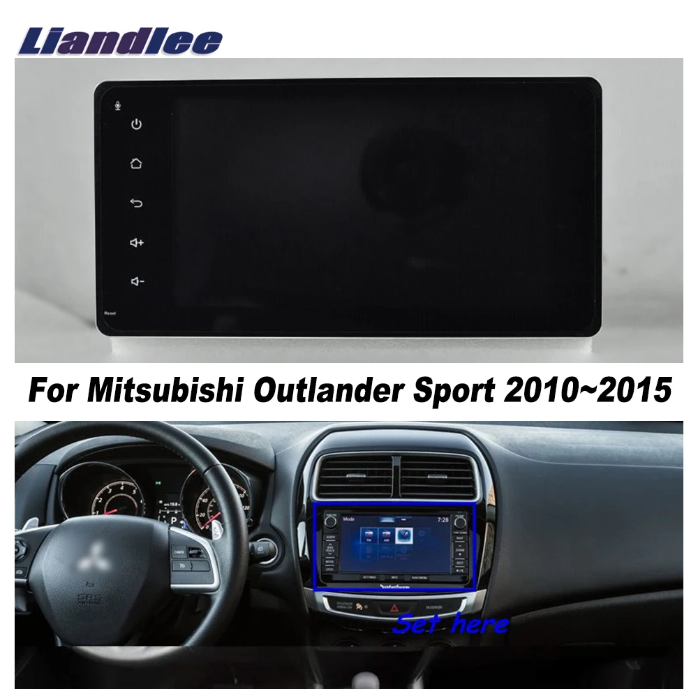 

Liandlee For Mitsubishi Outlander Sport 2010~2015 Car Android Radio CD DVD Player GPS NAVI Maps HD Touch Stereo Media TV