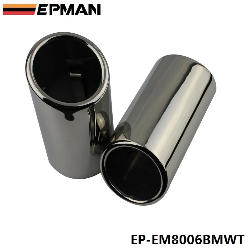 Хром 304 Нержавеющая сталь глушитель наконечник для BMW 325i E90/F35/F30 EP-EM8006BMWT