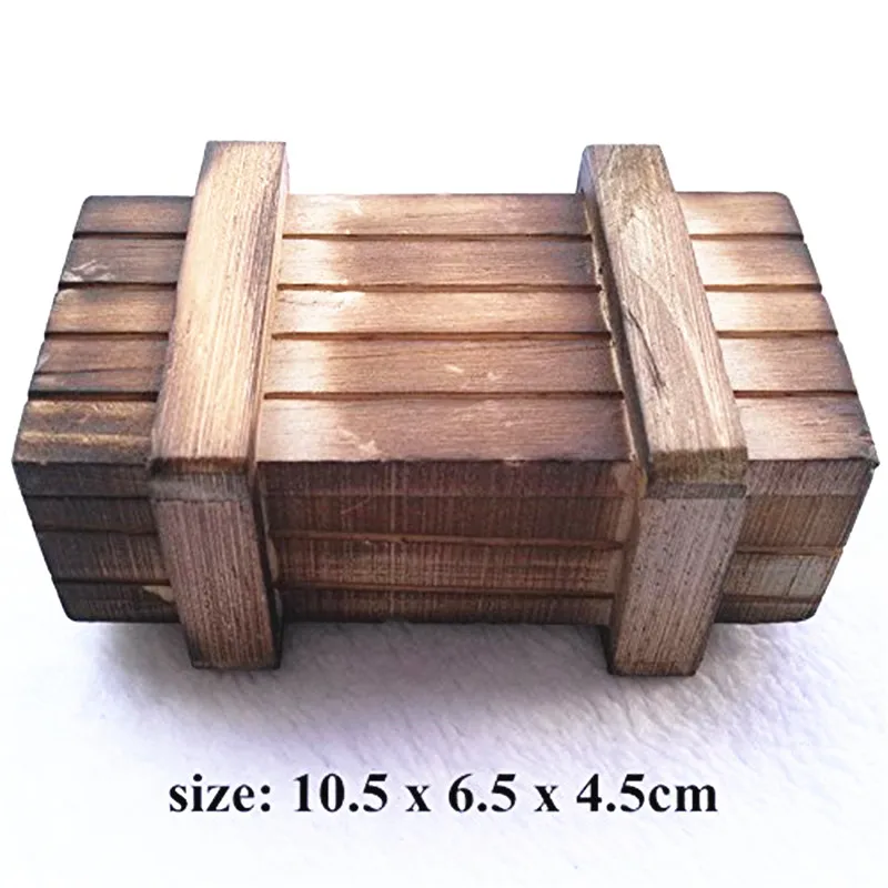 Wood Magic Puzzle Box Secret Mini Compartment Drawer Gift Intelligence Brain Teaser Toy (2)