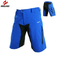 Arsuxeo шорты для езды на велосипеде на открытом воздухе спортивный Для мужчин альпинизма MTB велосипедные шорты из полиэстера и эластана, быстро сохнет, одежда-resiatance