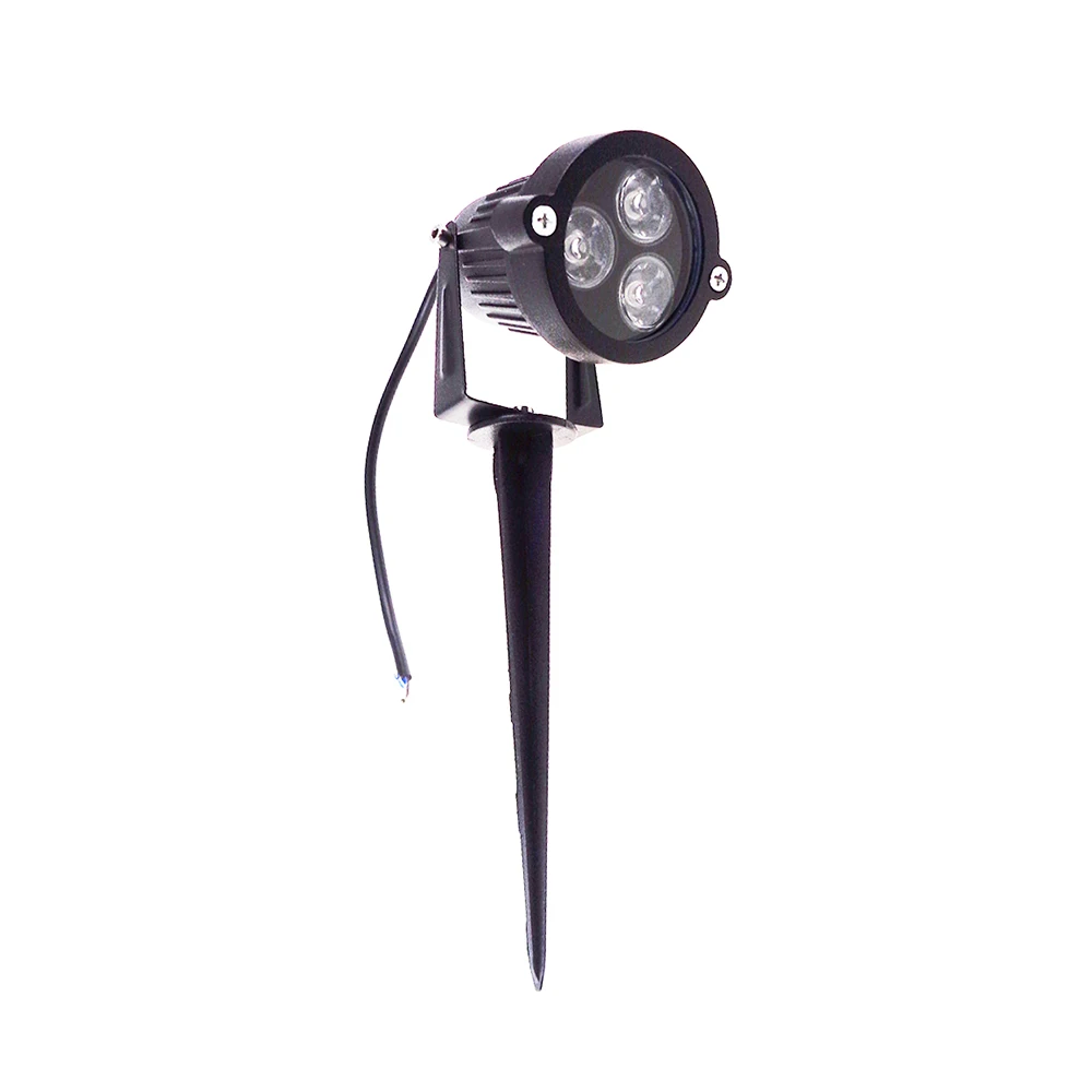 Goede Spots Lamp Tuin Licht outdoor led landschap Verlichting AC85 265V Zwart lichaam 8 emitting kleur IP65 waterdicht 3 W power VR