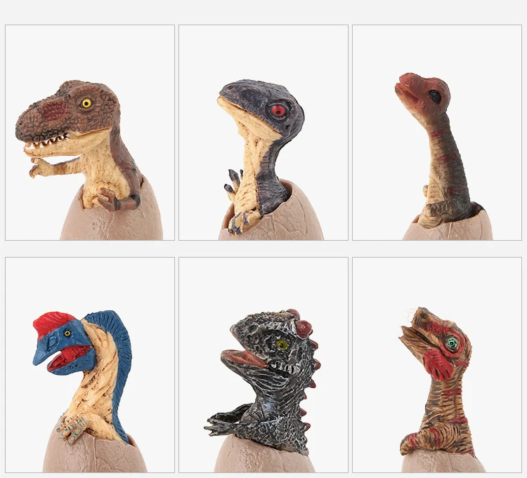 3D биология собранное яйцо динозавра набор научная модель моделирования ПВХ образование познавательное обучение Коллекция игрушки Детский подарок 12 шт