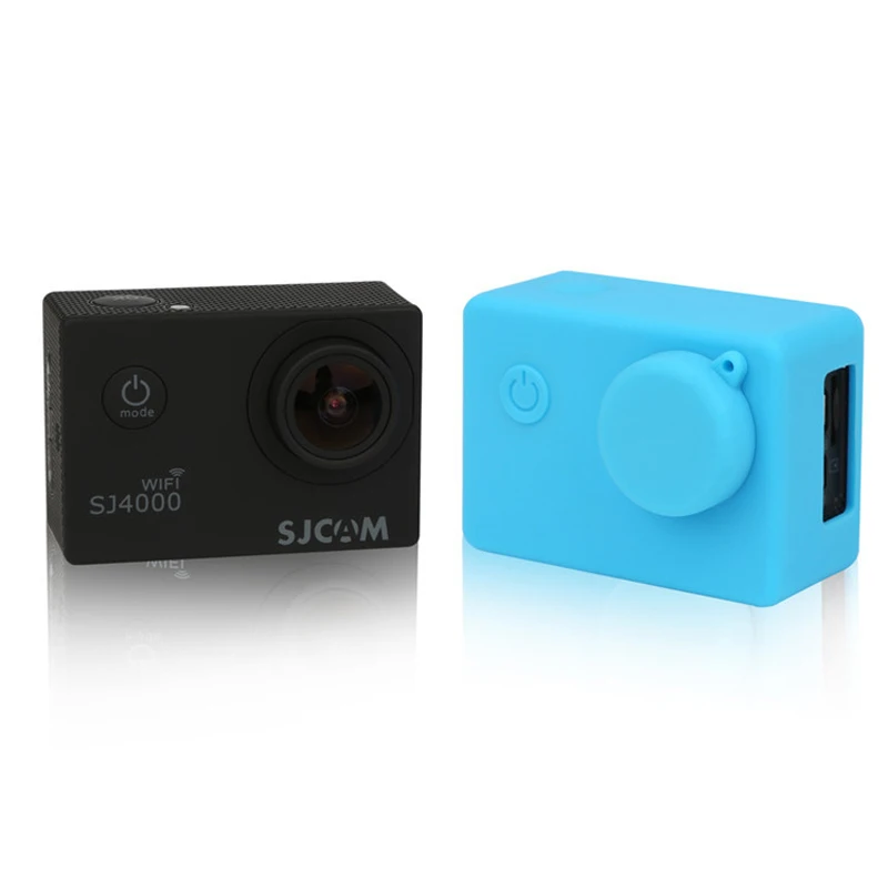 

Action Camera SJ 4000 Accessories Soft Silicone Protective Case+Lens Cover Soft Rubber Shell For SJCAM/SJ4000WIFI/SJ4000+