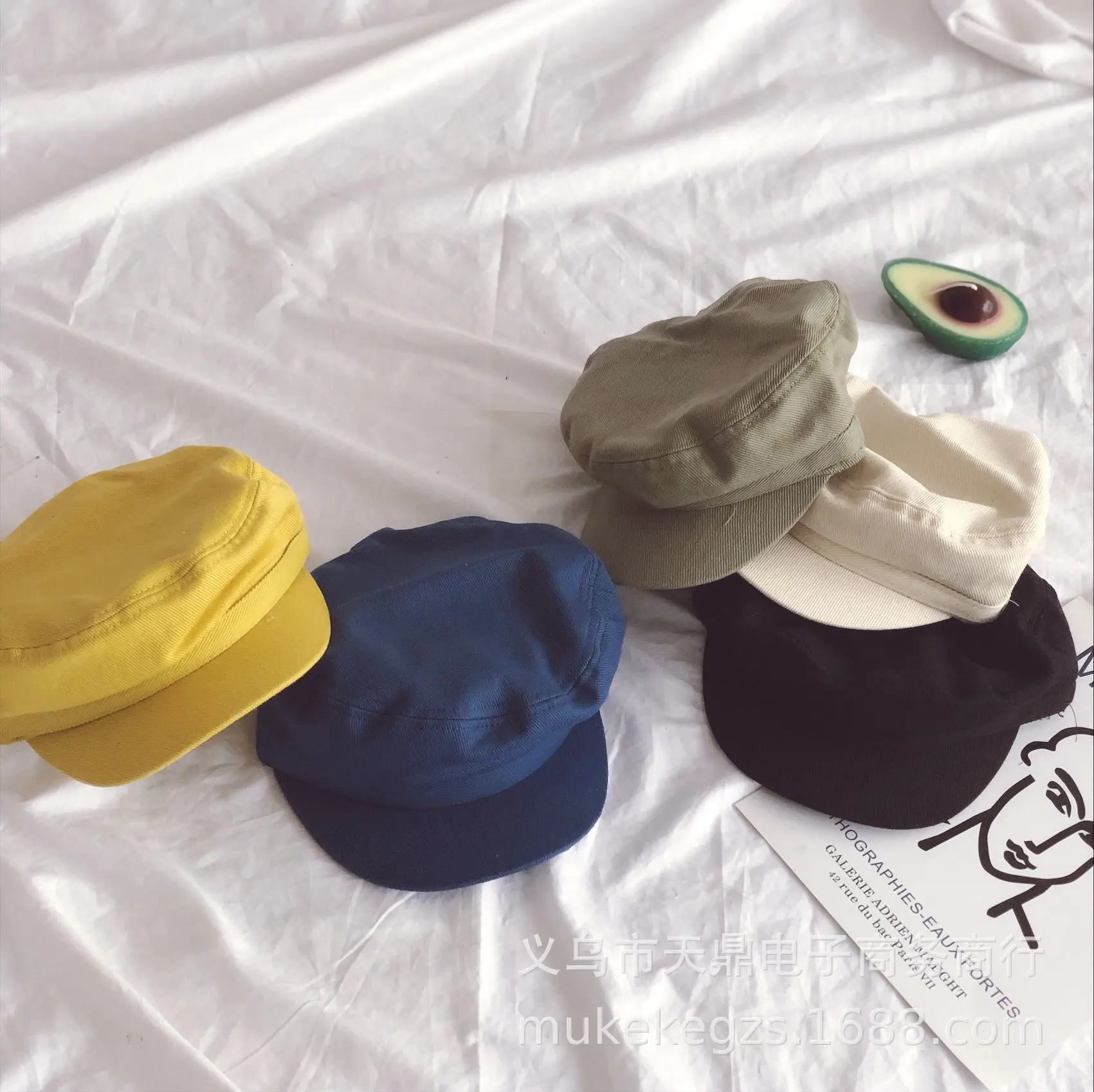 

Children's flat cap with duck tongue, baby's Beret fashion cap, Navy cap in spring and Autumn