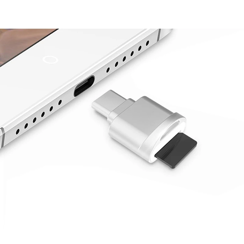 

Micro SD Card Reader USB 3.1 Type-C to Phone TF Card slot adapter For Macbook USB-C Smartphone OTG