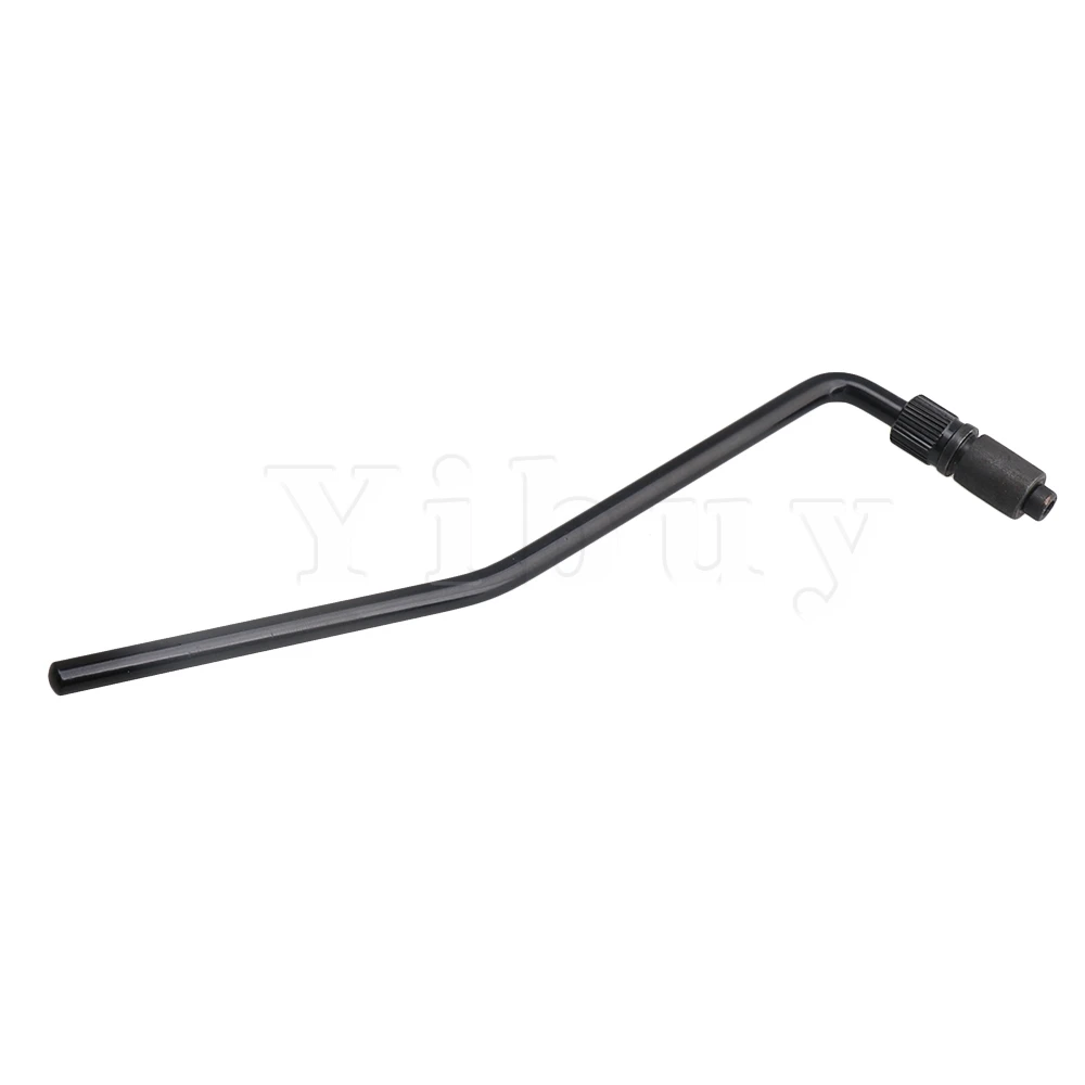 

Yibuy 190mm Length Iron Black Electric Guitar Tremolo Bridge Tremolo Arm Socket Whammy Bar Jack
