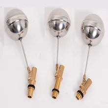 Плавающий клапан DN15 DN20 DN25 бак уровня жидкости металлический поплавковый клапан восьмиугольный клапан латунный корпус