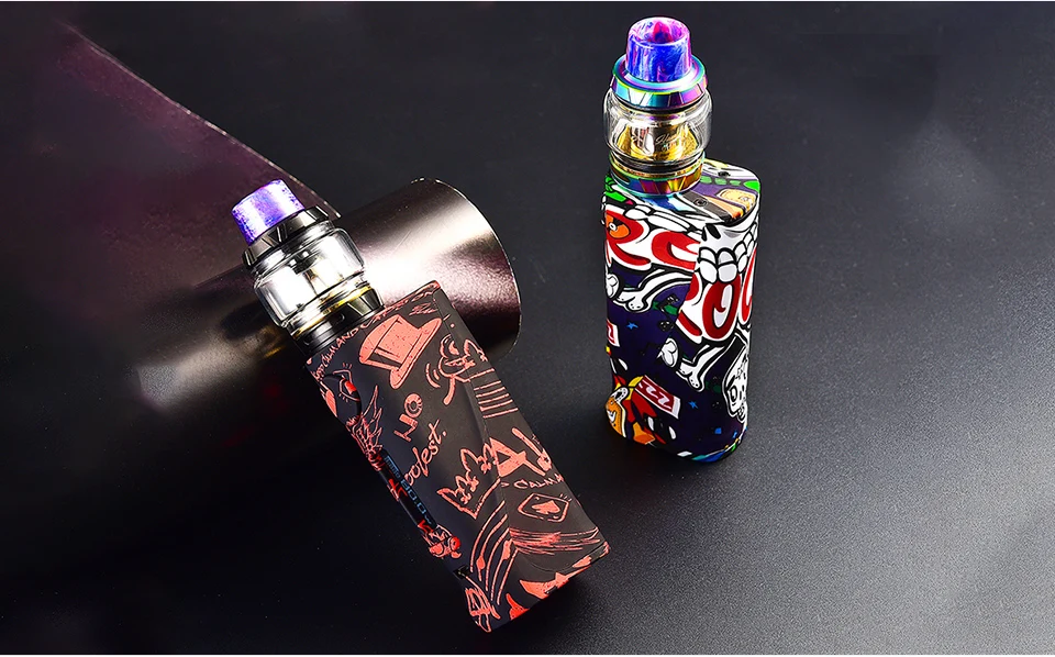 Vapor Storm ECO PRO HAWK Kit TC Box Mod 80w Lion RDA Tank 3 Stage Airflow Control 6ml 510 Thread Electronic Cigarette Vape Kit