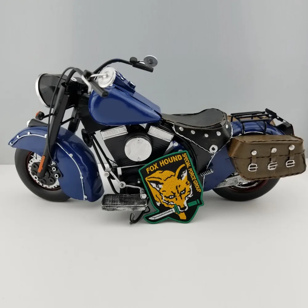 FOX HOUND embroider iron on patches cool biker applique custom rocker front patch cloth stickers free shipping (3)