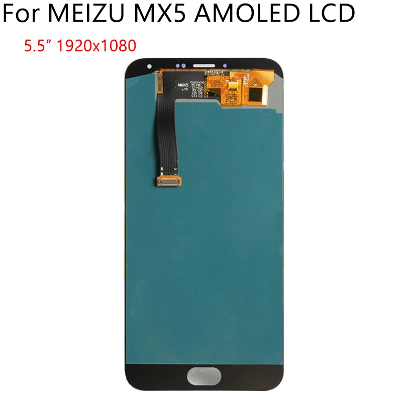 5 "AMOLED для MEIZU MX5 M575M M575H ЖК дисплей кодирующий преобразователь сенсорного экрана