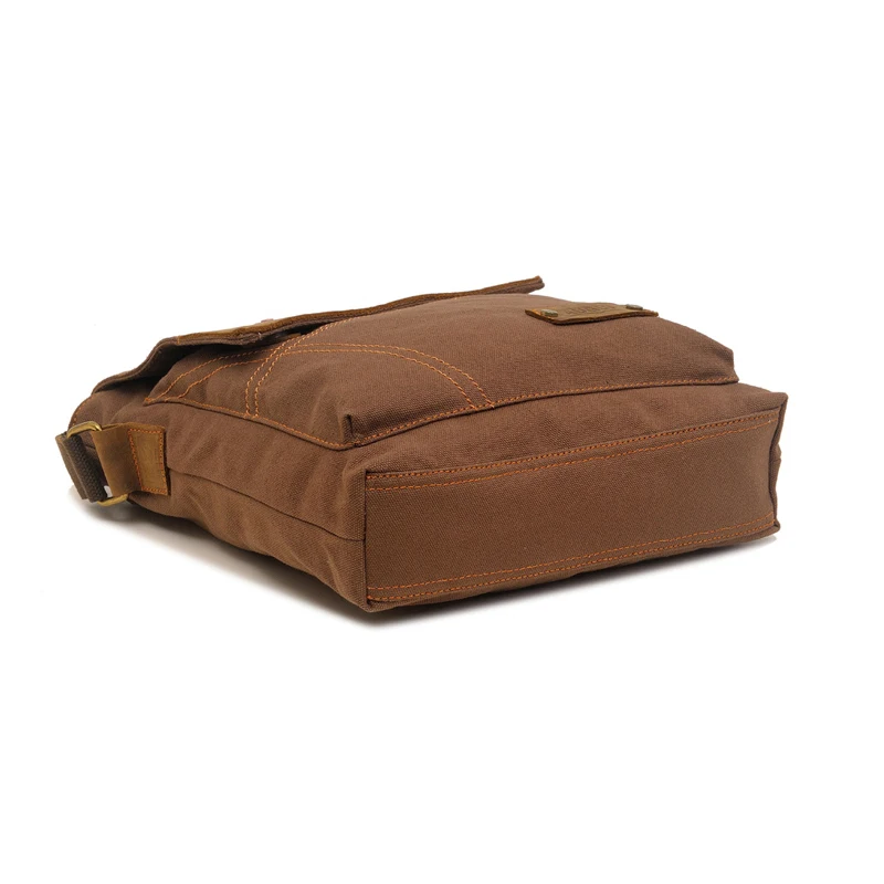 Сумка мессенджер на плечо для мужчин из кожи и хлопка|bag high quality|men shoulder bagmessenger bag |