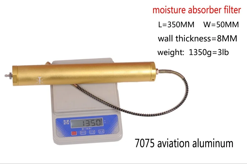 4500psi Воздушный компрессор фильтр для воды и масла 30mpa 300bar L350mm* OD49mm* ID36mm