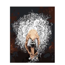 Танцовщица, изображающая лебедя ручная работа Краска высокого качества Холст Красивая краска ing по номерам Сюрприз подарок большое удовлетворение