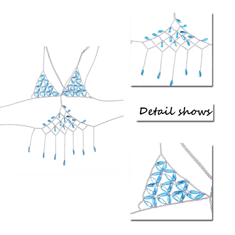 Boho блестки цепи для тела кисточка пляжная цепь на тело бюстгальтер Мода жгут Шарм аксессуары для тела ювелирные изделия для женщин и девушек